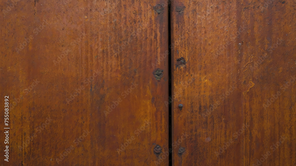 Delving into Grandeur of Textural Complexity: Grunge, Detailed Rust Iron Texture, Rusty Metal Background, Landscape with Gold Brown Color and Corrosion. Delving into Grandeur of Textural Complexity: Grunge, Detailed Rust Iron Texture, Rusty Metal Background, Landscape with Gold Brown Color and Corrosion.