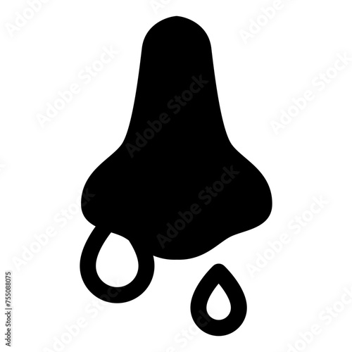 Runny nose icon