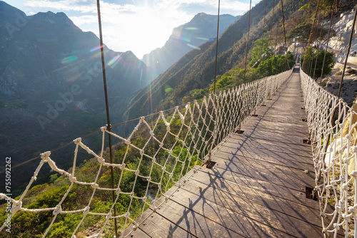 Suspension bridge photo