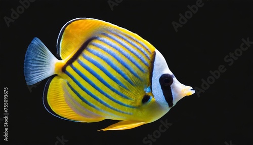 butterflyfish on transparent background