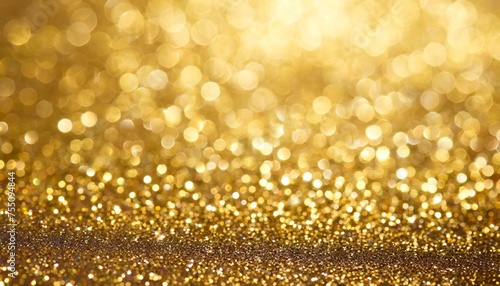 shiny gold background with bokeh and sparkles
