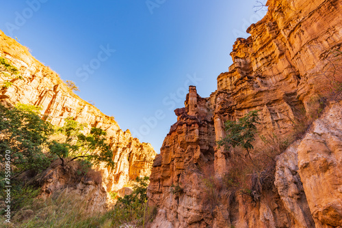 Landscape of Chuxiong Yuanmou Tulin in Yunnan, China