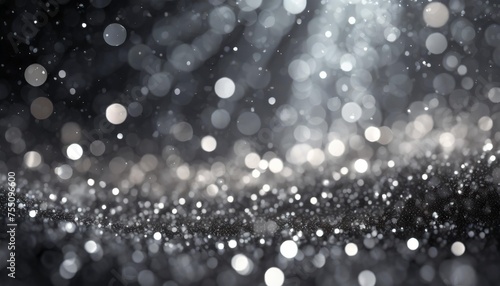 grey sparkle rays lights with bokeh elegant abstract background dust sparks background