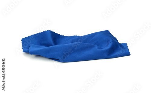 glass cleaning cloth, napkin isolated on white background 