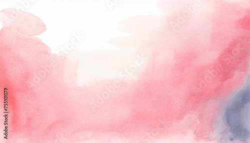 light pink watercolor background hand drawn with copy space for text