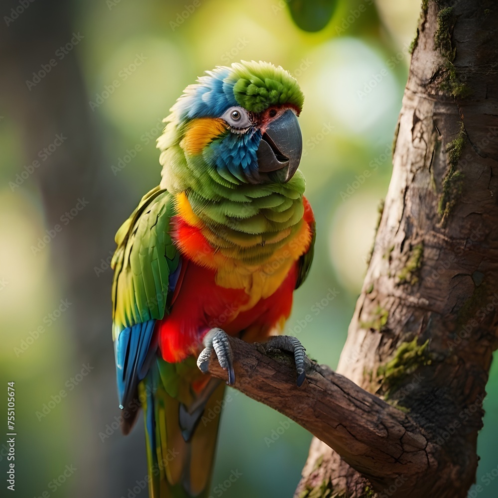 Obraz premium blue and yellow macaw