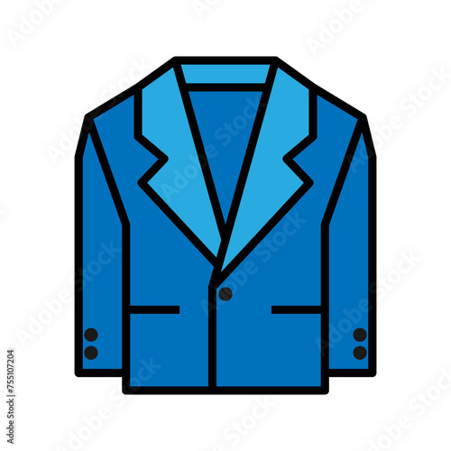 student jacket vector icon