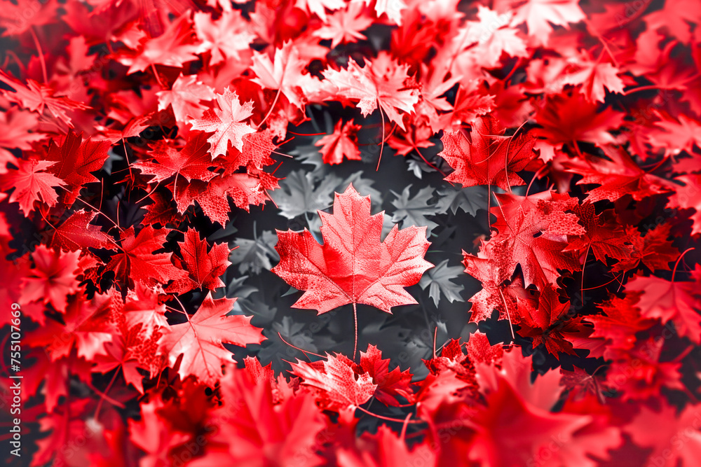 Happy Canada Day with Canada flag background Happy Canada Day with Canada flag background