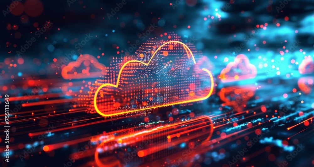 Digital Cloud in the Sky Digital Cloud in the Sky