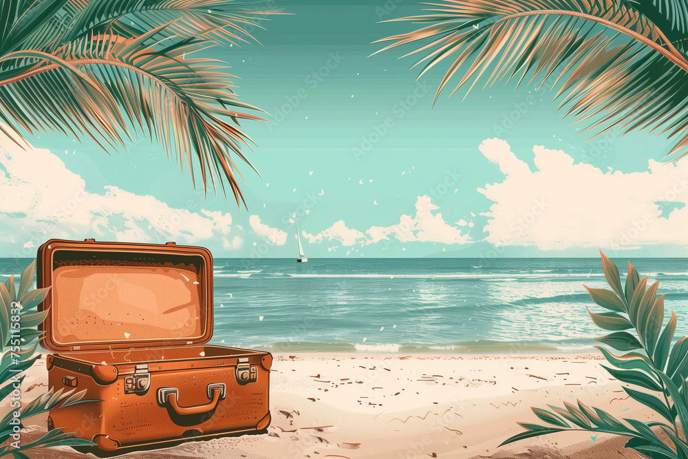 Fototapeta premium Spring Break Vacation 