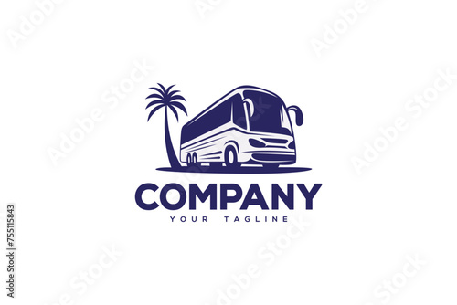 Bus Logo Design - Auto Logo Design- Transport Logo Design