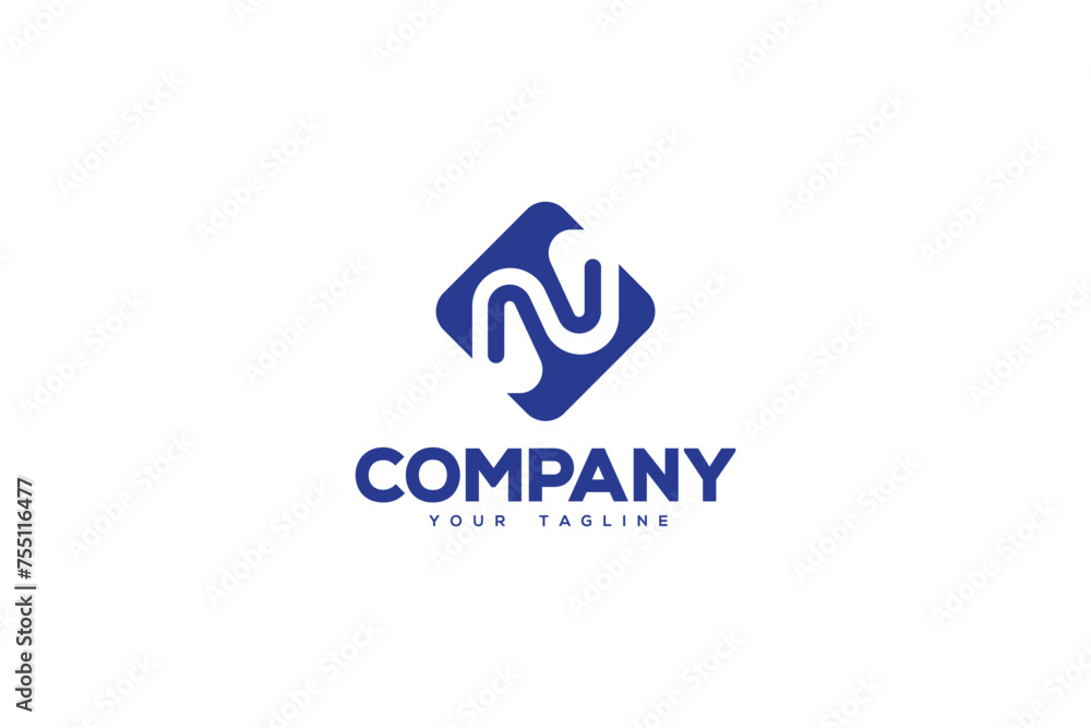 Letter N Logo Design - Logo Design Template Letter N Logo Design - Logo Design Template