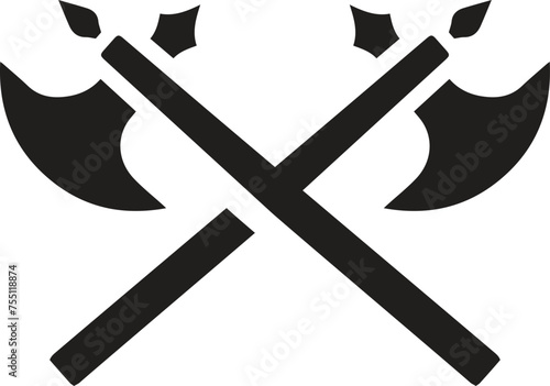 axe icon vector illustration design template