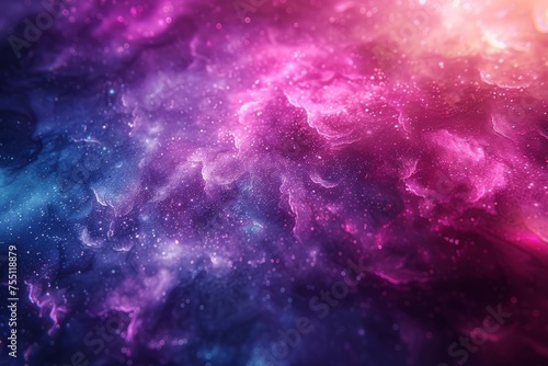 Vibrant Galaxy Filled With Stars
