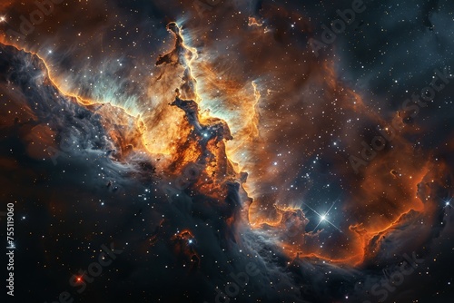 Stunning Star Cluster Illuminating the Sky
