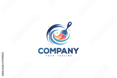 Wallpaper Mural Paint Brush Logo Design - Art Logo Design Torontodigital.ca