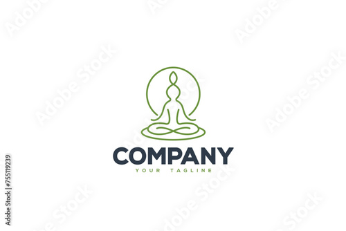 Yoga Logo Design - Spa Logo Design - Meditation Logo Design	
