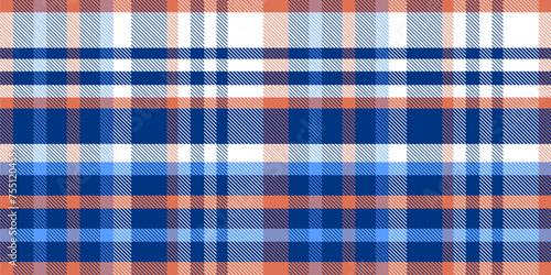 Gingham pattern background. Retro tablecloth texture. Abstract color full of Scott pattern. Pastel gingham seamless background for print on fabric. Vector art.