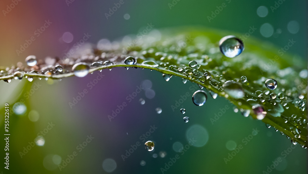 color rain drop background  