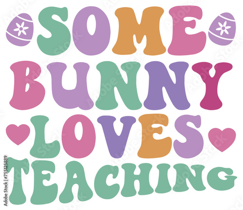 Easter Retro Sticker Easter Svg Design
