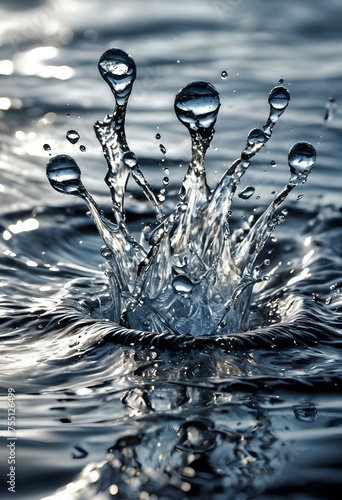 water drop splash