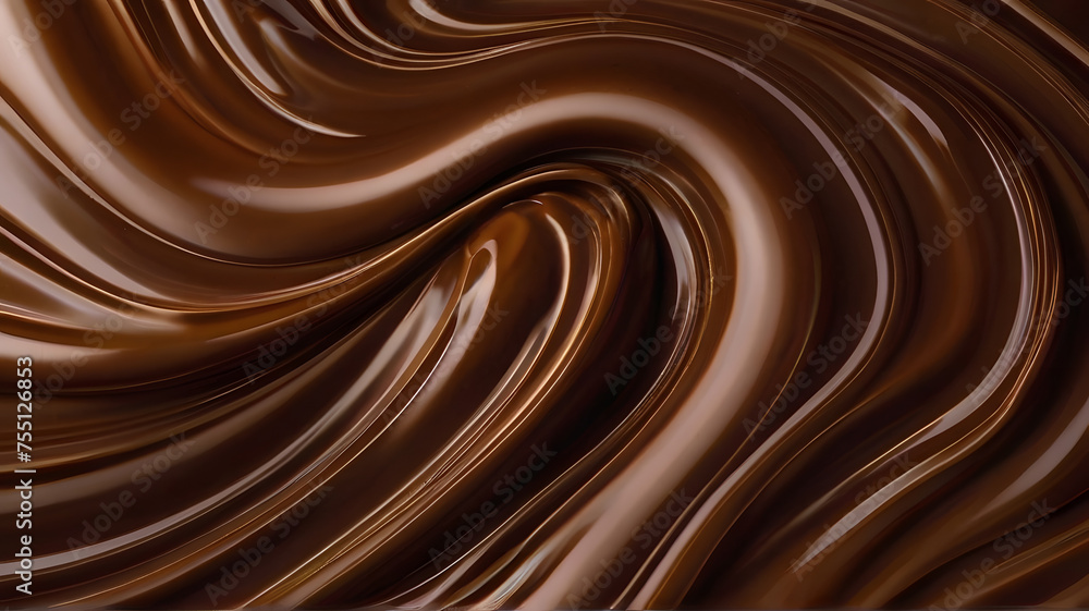 Chocolate background texture brown milk wave liquid cocoa cream swirl choco abstract dark coffee. Texture flow chocolate background gradient splash pattern color satin ripple creamy syrup silk spread Chocolate background texture brown milk wave liquid cocoa cream swirl choco abstract dark coffee. Texture flow chocolate background gradient splash pattern color satin ripple creamy syrup silk spread