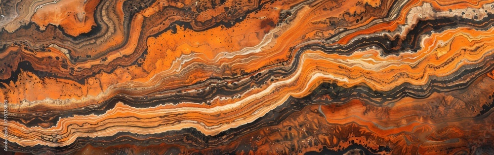 Close-Up of Brown and Black Marble Close-Up of Brown and Black Marble