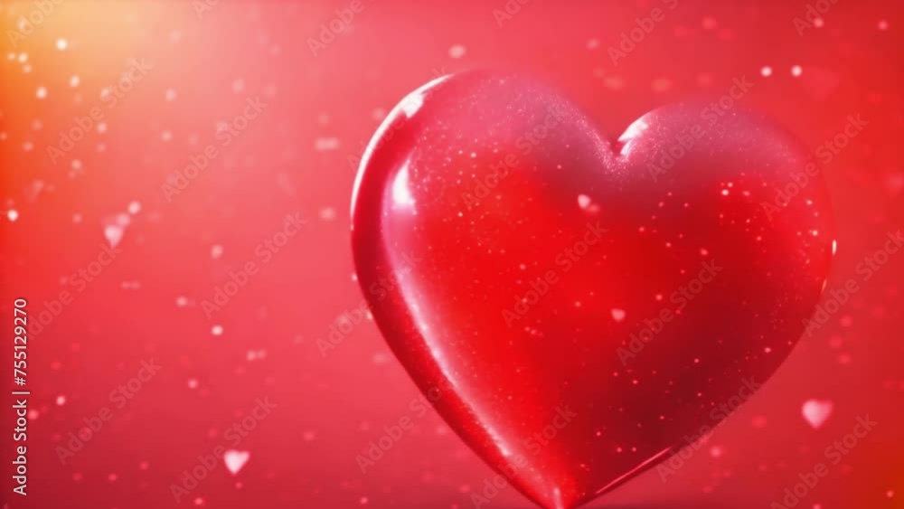 slow motion illustration of a heart slow motion illustration of a heart