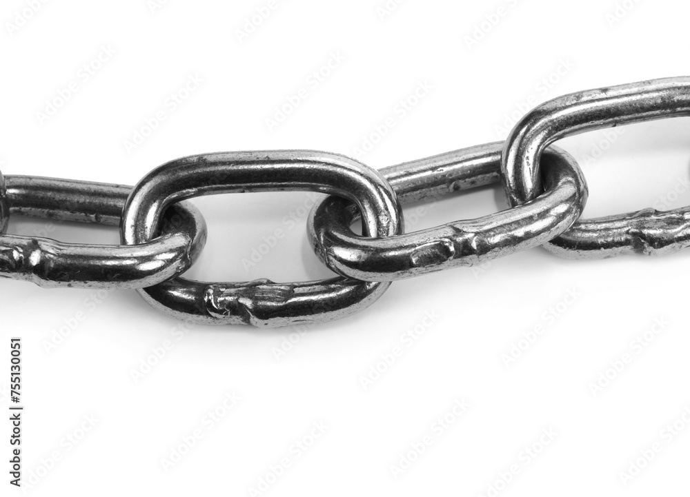 Obraz premium Chain isolated on white background