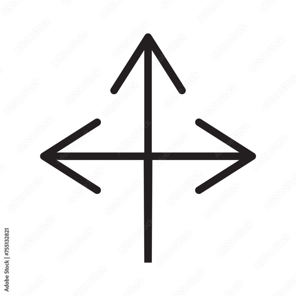 Three Headed Arrow Icon in trendy flat style isolated on white background. Arrow symbol for your web site design, logo, app, UI. Vector illustration, EPS10 . Three Headed Arrow Icon in trendy flat style isolated on white background. Arrow symbol for your web site design, logo, app, UI. Vector illustration, EPS10 .