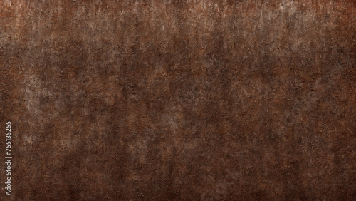 Copper texture. Background of rusty brown metal with scratches. Grunge texture
