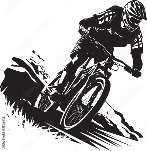 Mud is My Makeup Bikes Mountain Biker Icon Design Hills? We Dont Need No Stinking Hills! Biker Logo Vector