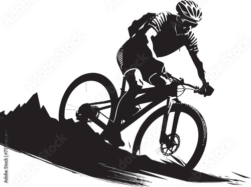Alpine Ambition Badge Trailblazer Cyclist Mountain Mastery Mark Ride the Summit