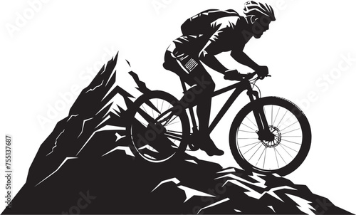 Share the Adventure Mountain Biking Group Logo Two Wheels, One Tribe Biker Community Emblem