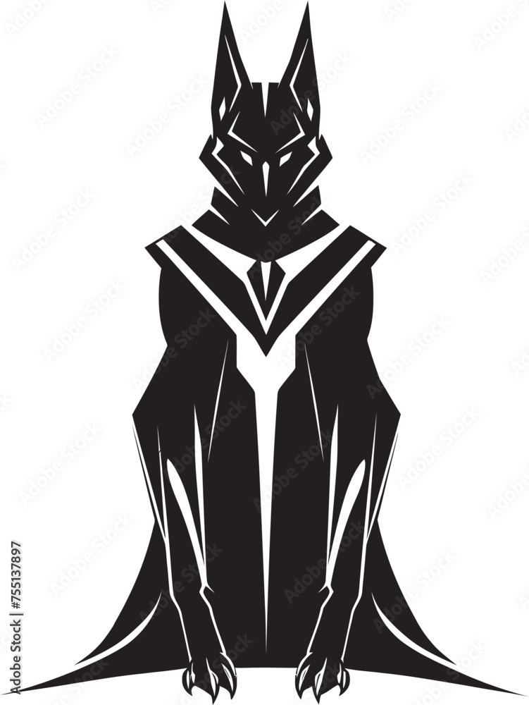 Underworld Architect An Anubis Mascot Logo Design for Order Spectral Guardian An Abstract Anubis Mascot Vector Graphic Underworld Architect An Anubis Mascot Logo Design for Order Spectral Guardian An Abstract Anubis Mascot Vector Graphic