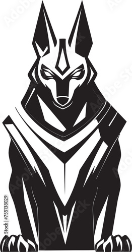 Wallpaper Mural A Symbol of the Duat   Anubis Logo Design for the Bold The Jackals Gaze   Anubis Mascot Vector Graphic Torontodigital.ca