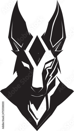 Guardian of the Underworld An Anubis Mascot Icon Modern Mystique An Abstract Anubis Vector Design © BABBAN