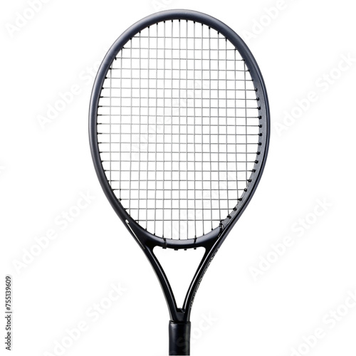 Tennis racket isolated on transparent background.