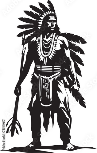 Spirit Seeker Apache Face Iconic Design Tribal Treasures Apache Logo Vector Symbol