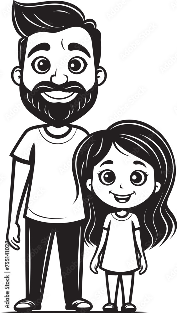 Smiles and Hugs Father Daughter Graphic Design Daddys Joyride Happy Family Logo Smiles and Hugs Father Daughter Graphic Design Daddys Joyride Happy Family Logo