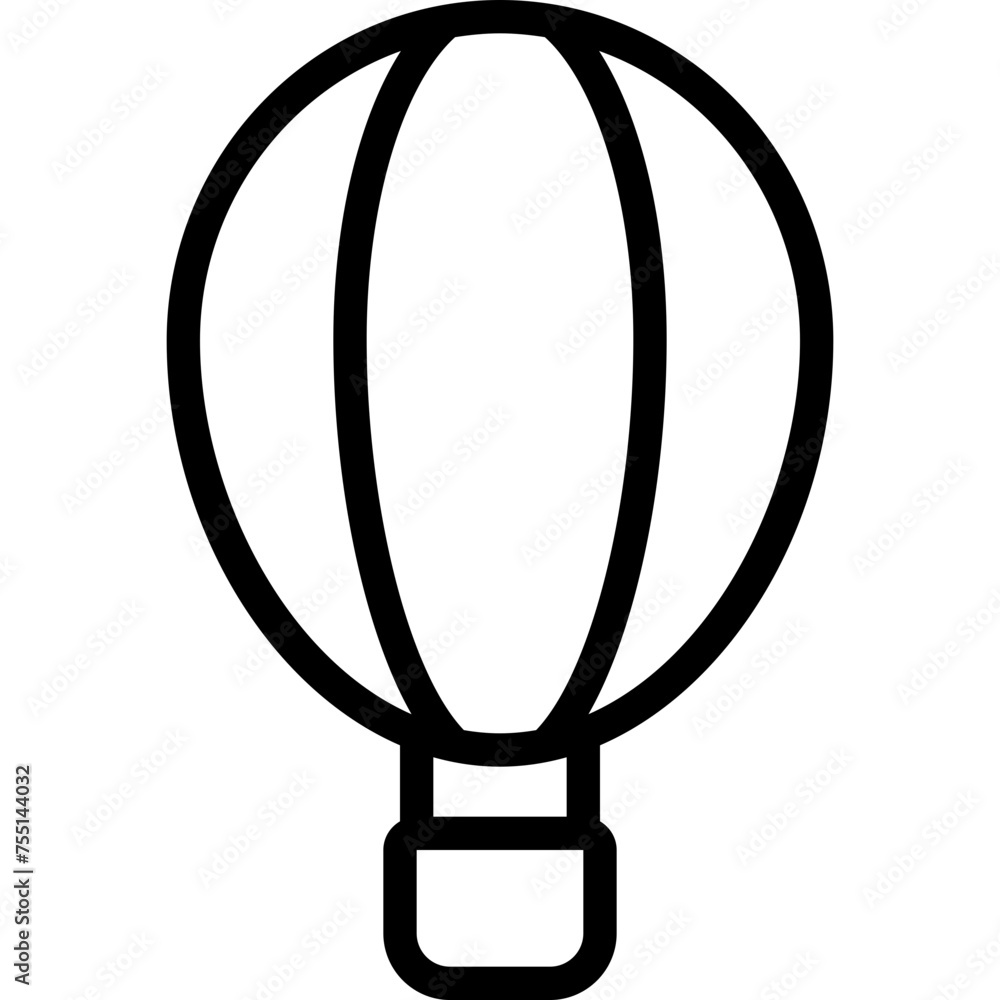 Hot Air Balloon Icon Hot Air Balloon Icon
