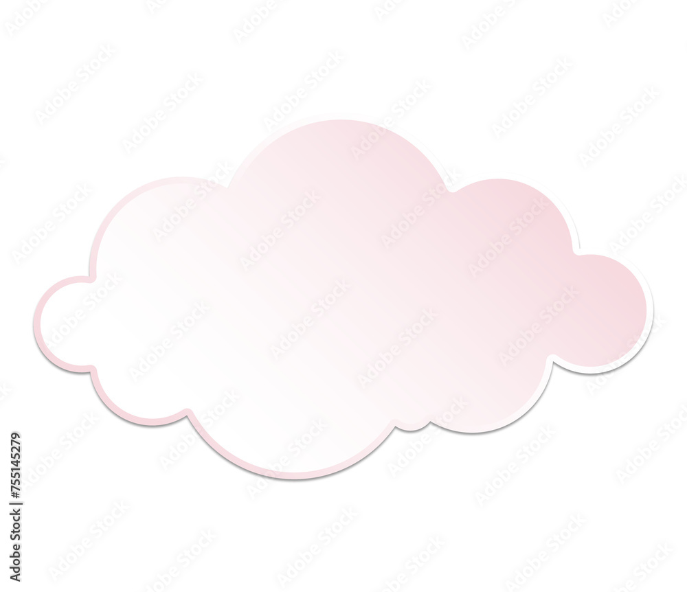 bubble with cloud bubble with cloud