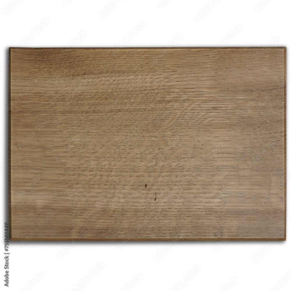 An unique concept of wooden board isolated on plain background , very suitable to use in mostly project.
