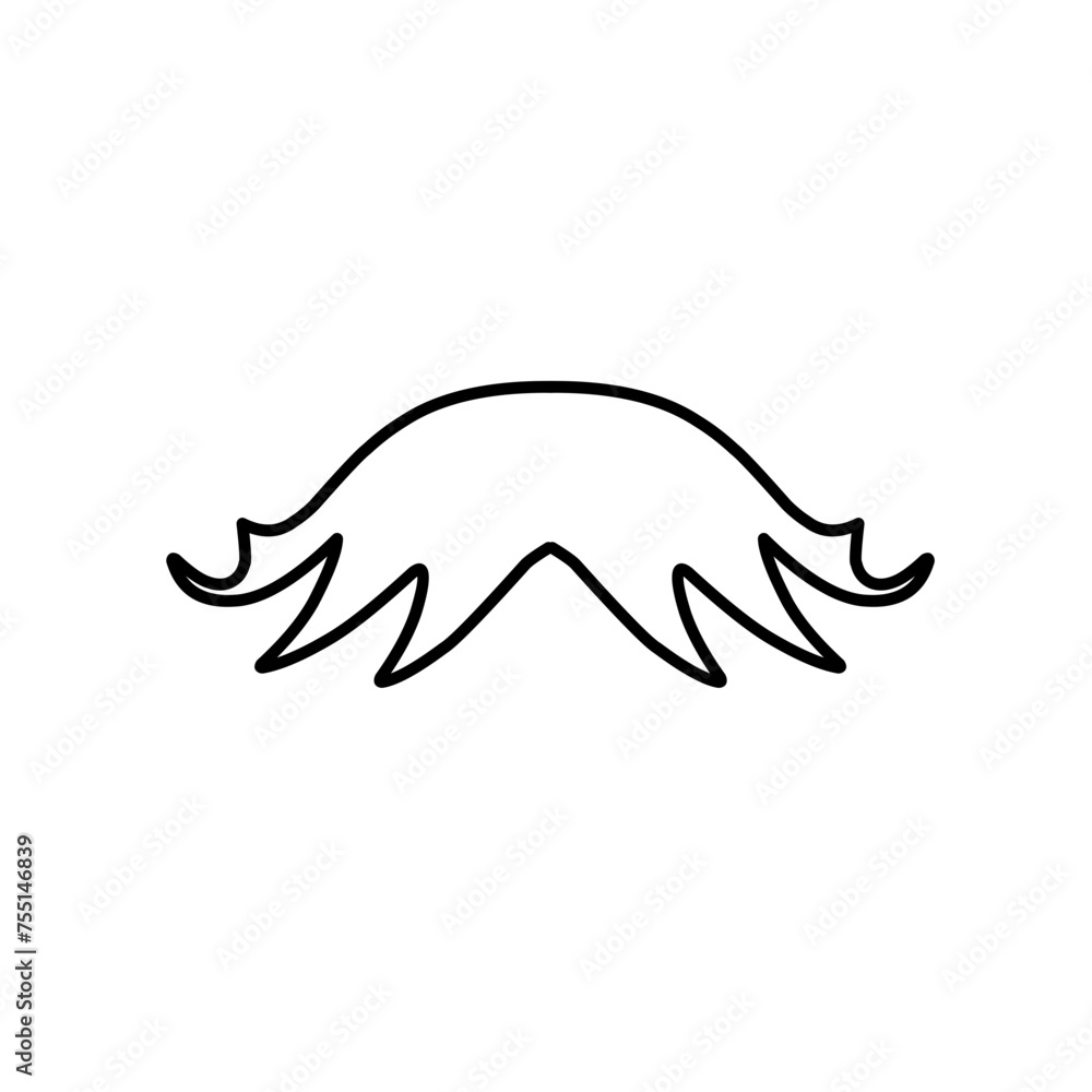 Mustache icons Mustache icons