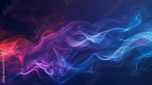 colorful smoke on a dark background