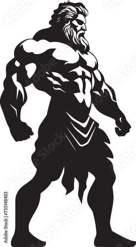 Mighty Legacy Vector Hercules Icon Herculean Triumph Emblematic Vector Logo © BABBAN