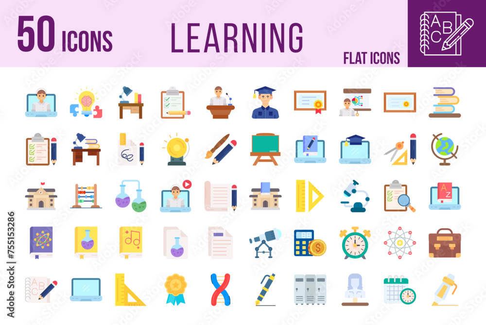 Learning Icons Set