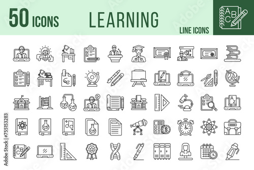 Learning Icons Set