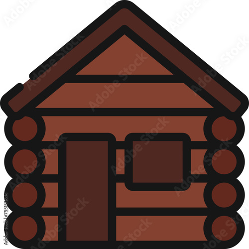 Log Cabin Icon