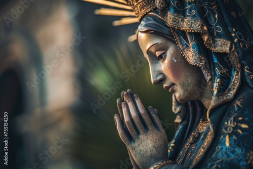 Our Lady Virgin Mary statue photo
